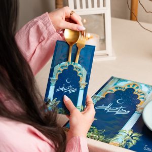 qaser serving envelopes blue (6 pcs)