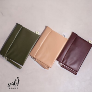 Olive Leather Pouch